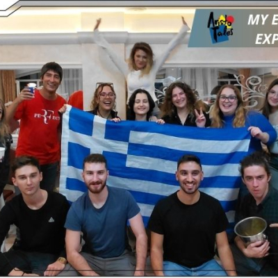 Η Μερόπη, ο Μιχάλης, η Ευαγγελία, ο Γιώργος, η Αλίκη, ο Λευτέρης και ο Βαγγέλης στην Ρουμανία